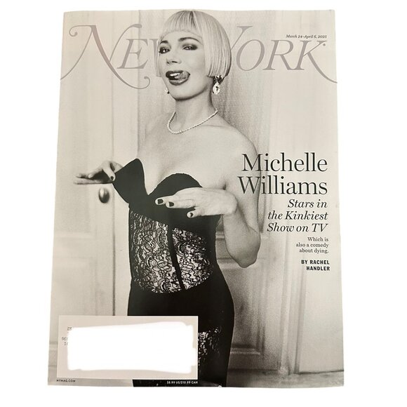 New York Magazine March 24 2025 Michelle Williams Stars on Kinkiest Show on TV - Picture 1 of 1